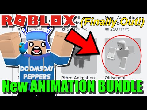 New Old School Animation Bundle In Game Showcase Roblox Youtube - old school idle roblox id