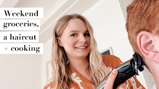 A GROCERY HAUL, DIY HAIRCUTS + COOKING | ANDREA CLARE IN AMSTERDAM