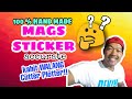 PAANO GUMAWA NG HAND-CUT " MAGS STICKER " KAHIT WALANG CUTTER PLOTTER!!