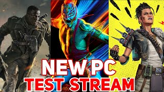 NEW PC!!! Test Stream 1440p 60 FPS - WWE 2K22, Apex Legends, Call Of Duty Vanguard