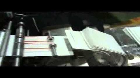 ZF390 fully automatic wallet and pocket envelope making machine