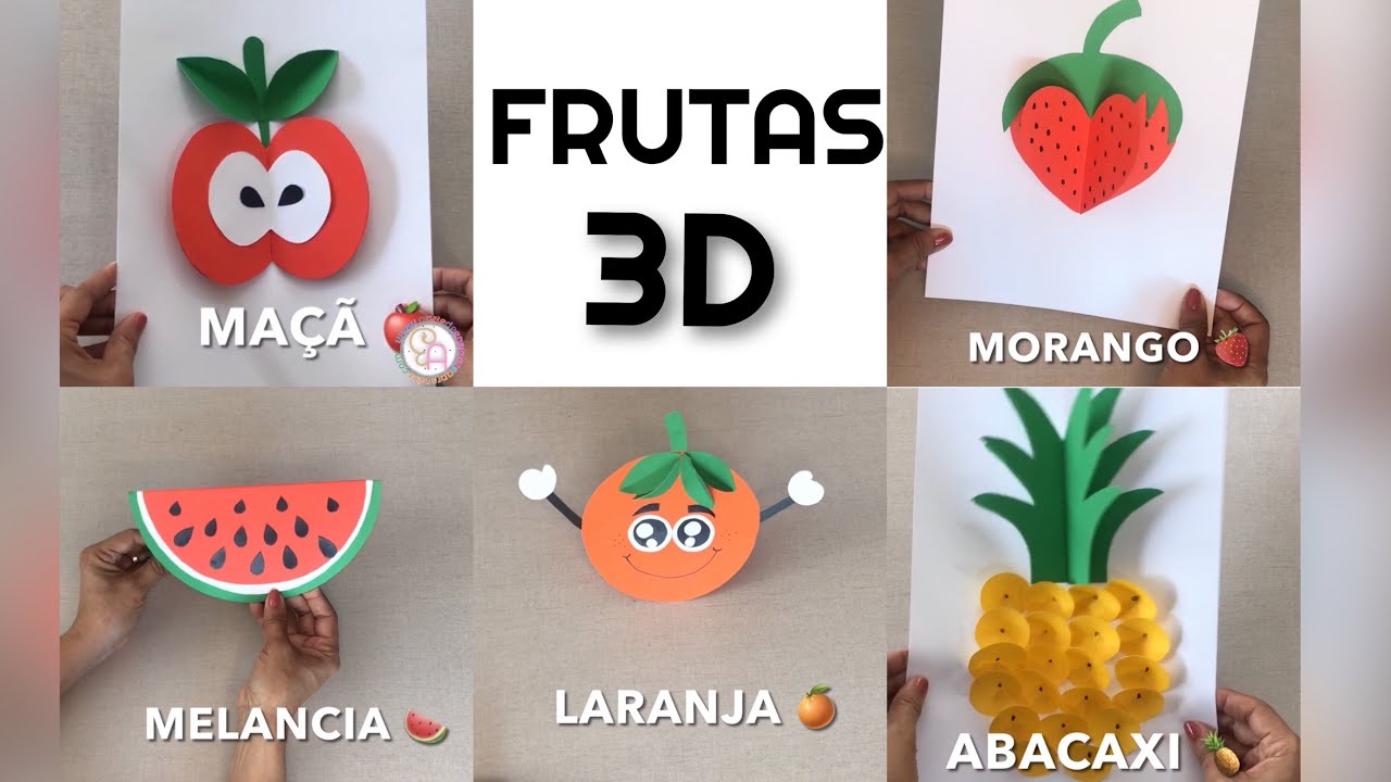 Como hacer frutas de papel