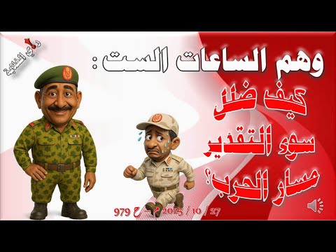 وهم الساعات الست كيف ضلل سوء التقدير مسار الحرب 27 10 2025 م ح 979  وهم الساعات الست كيف ضلل سوء التقدير مسار الحرب 27 10 2025 م ح 979