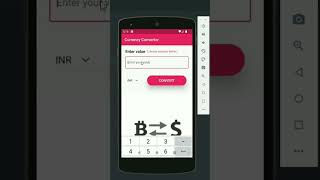 currency converter using Flutter screenshot 2