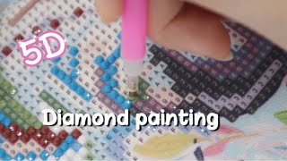 اسلوب جديد في التلوين (التلوين بالالماس)  5D diamond painting