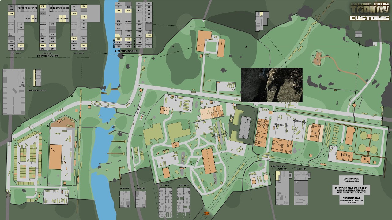 Customs Hidden Stashes Escape From Tarkov YouTube