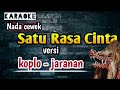 Satu Rasa Cinta ( karaoke ) versi koplo - Jaranan Nada Cewek