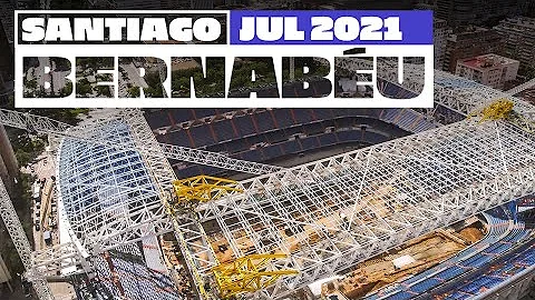 Como está a obra do Santiago Bernabéu?