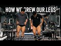 How we grew our legs  raw leg day motivation  the emmanuell brothers  the gym joint