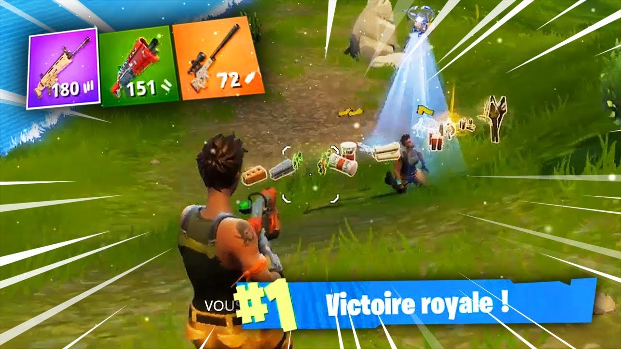 COMMENT J'AI FAIT UN INCROYABLE TOP 1 ! (Fortnite Battle Royale) - YouTube