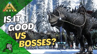A new boss fighting dino? Ceratosaurus vs Bosses | ARK: Survival Evolved