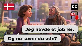 Learn Danish With Real Conversations Talking To A Homeless Person A2-B1