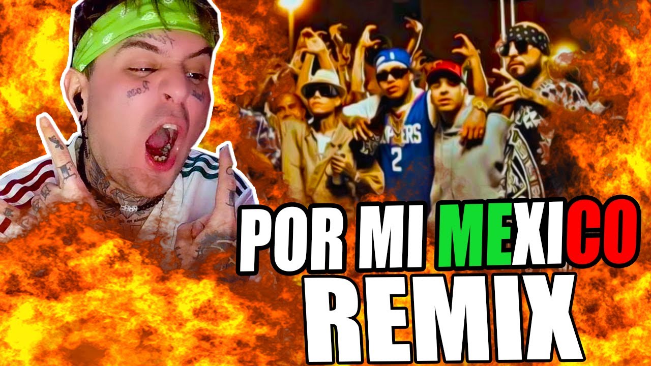 Reaccion a Por Mi Mexico Remix 🇲🇽 - Lefty SM, Santa Fe Klan, Dharius, C-Kan, MC Davo & Neto Peña