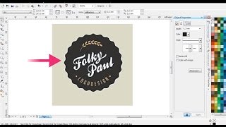 Cara Membuat Objek Bulat Bergerigi Tumpul dengan Polygonal di CorelDRAW