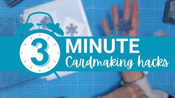 3 Minute Cardmaking Hack - Stamp & Die Combos