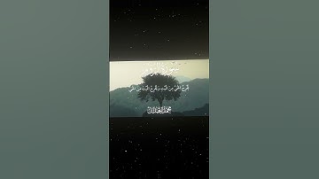 سورة الروم|17-19|القارئ:#محمد_اللحيدان #قران #quran #قران_كريم #تلاوة #تلاوة_هادئة #آية #تلاوة_خاشعة