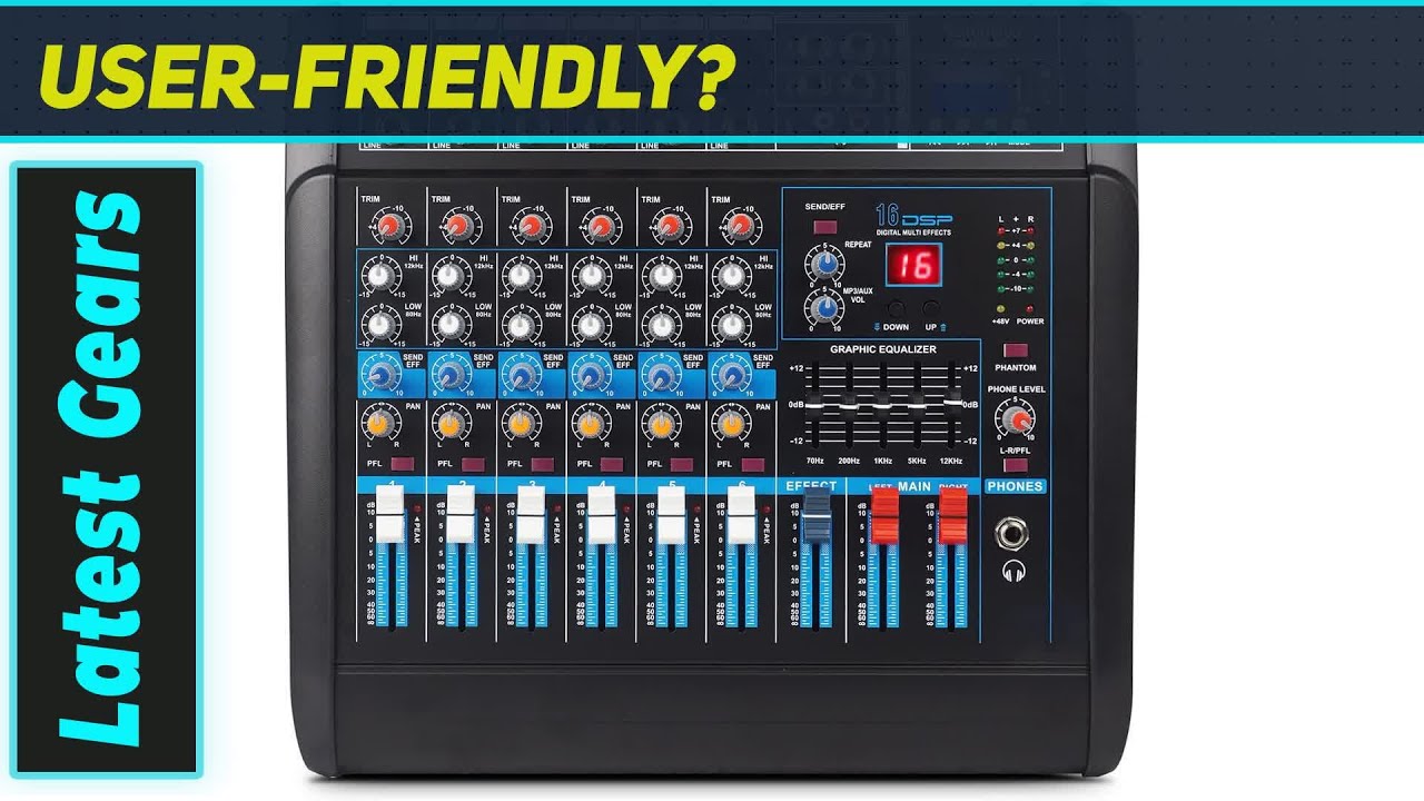 Yamnweo PMX-602: Best Budget Powered Mixer Powerhouse - YouTube