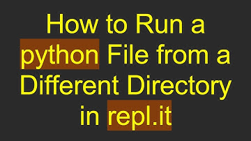 How to Run a python File from a Different Directory in repl.it