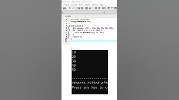 Array in C++ programming