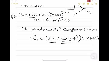 Radio Frequency Integrated Circuits (RFICs) - Lecture 3: Gain compression, Intermodulation