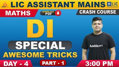 LIC Assistant Mains 2019 | Maths | Data Interpretation (D.I) Shortcut Tricks & Techniques