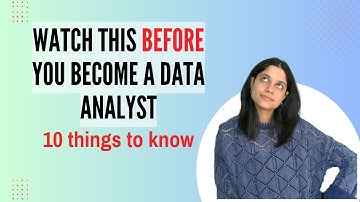 10 Things I Wish I Knew Before Becoming a Data Analyst