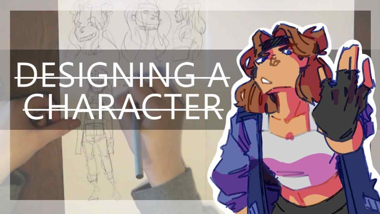 MAKING AN OC my Character Design Process YouTube