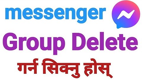 How to Delete Facebook Messenger Group 2025 || Facebook Messenger Group Delete kasari Garne
