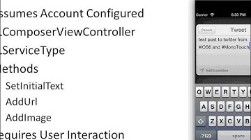 MonoTouch tutorial video: Introduction, Social Media and Maps