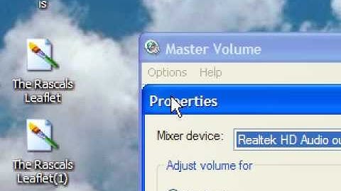 How to play Music through the sound card on WinXP