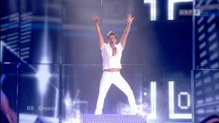 ORF HD Sakis Rouvas This Is Our Night LIVE performance final Eurovision Song Contest 2009 Greece