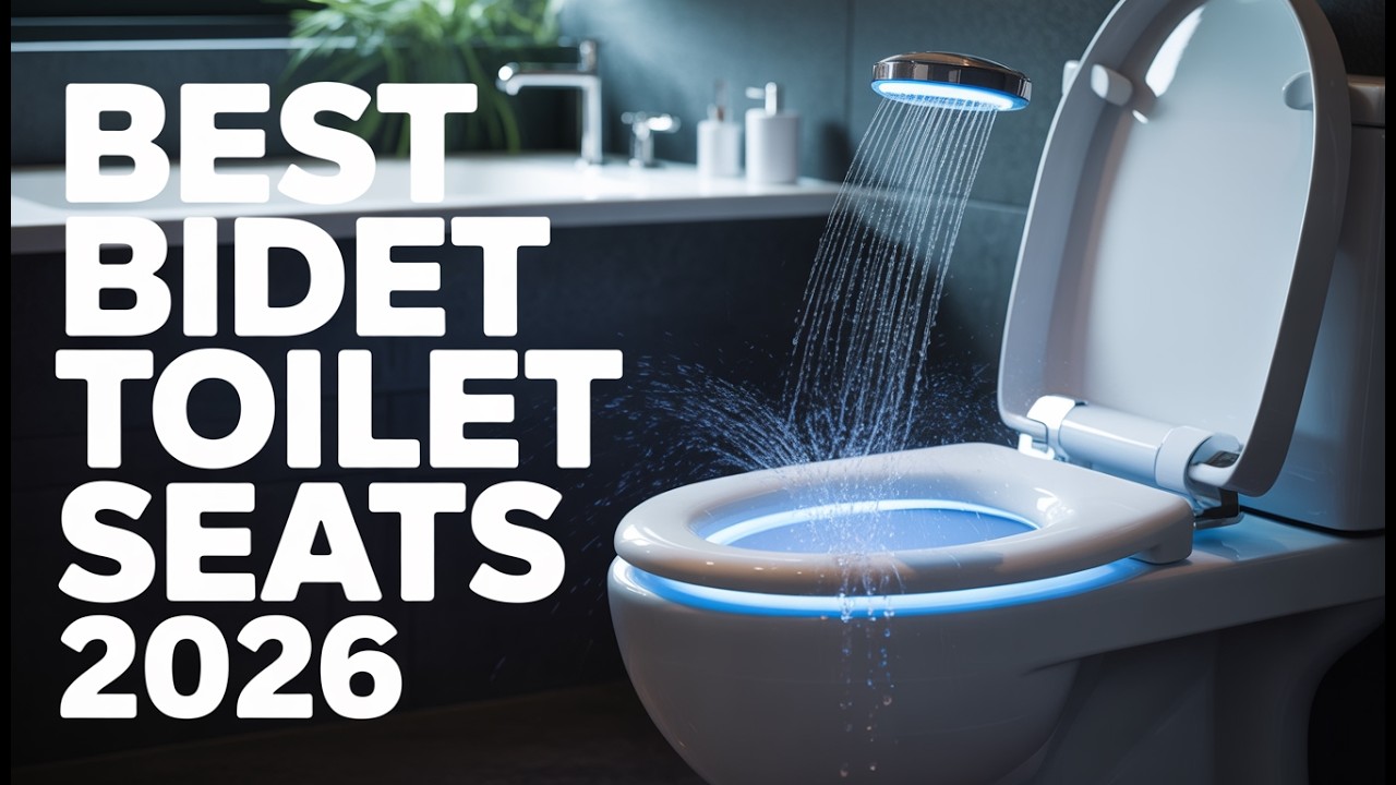 Video thumbnail: Top 5 Best Electronic Bidet Toilet Seats 2026 Smart & Heated Toilet Seat Reviews