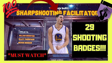 BEST Sharpshooting Build In NBA 2K20! Klay Thompson build 2K20