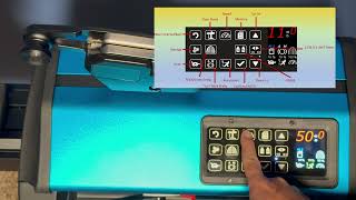 Gamma XLT Tennis Stringing Machine 2.4 inch Touch Display Panel