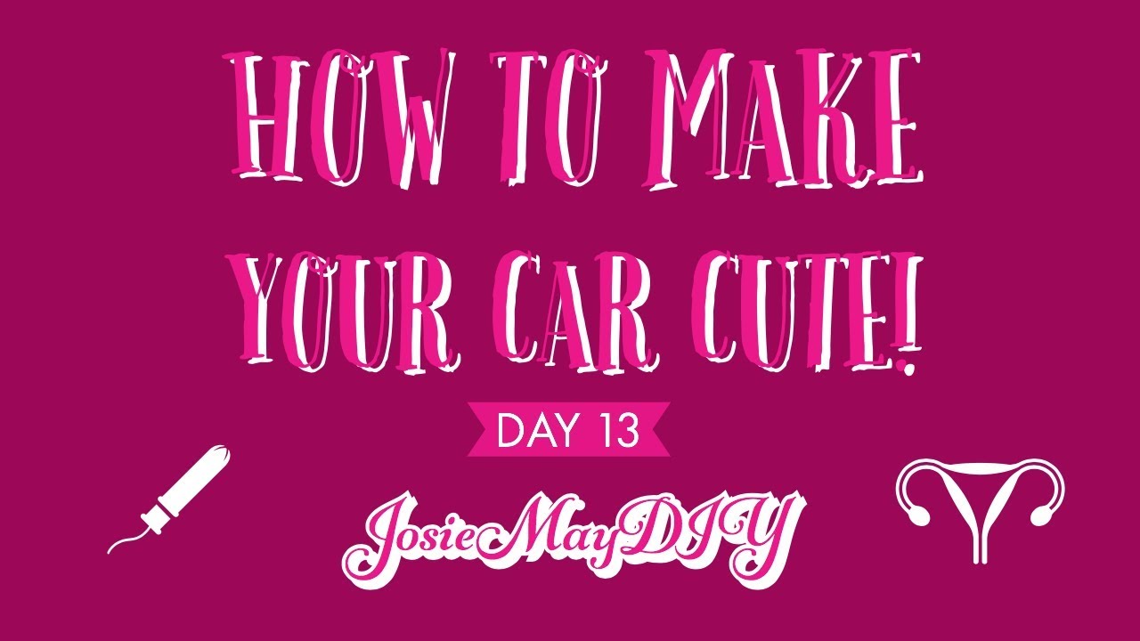DIY How To Make Your Car CUTE!! (DAY 13)
