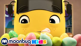 Chocolate Easter Egg Hunt - Buster’s Tummy Ache | @gobuster-cartoons | Education | MOONBUG KIDS