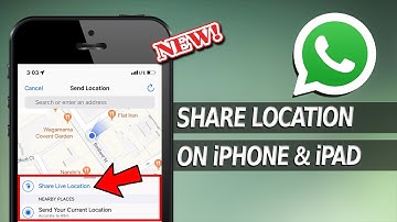 How to Share your Location on Whatsapp using iPhone?