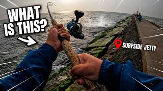 I Did NOT Expect this bite...(TX Surfside Jetty  Edition)