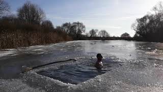 Extreme Hardening Winter Swimming in December .Экстрим Закаливание Моржевание в Декабре.