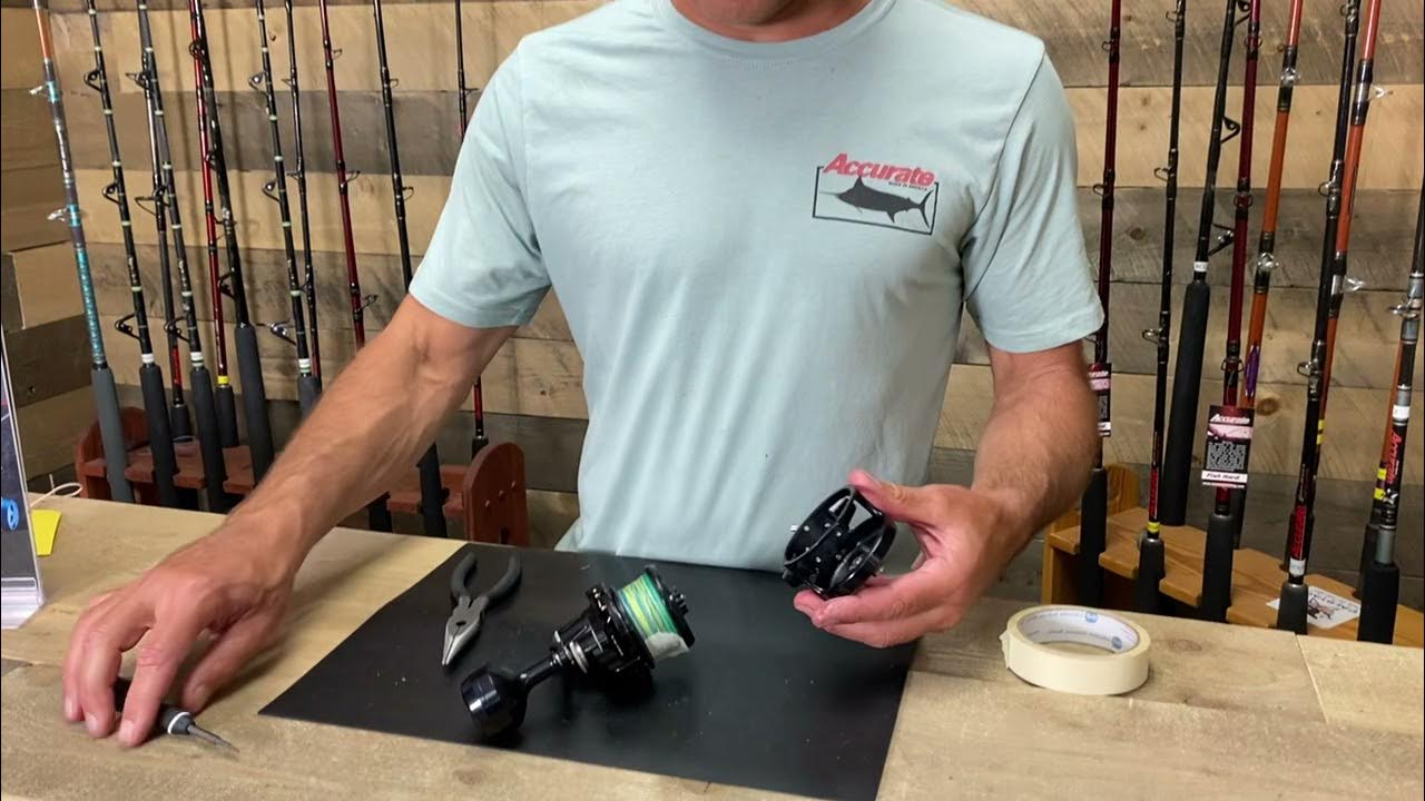 How to remove clamp studs from an Accurate narrow reel YouTube