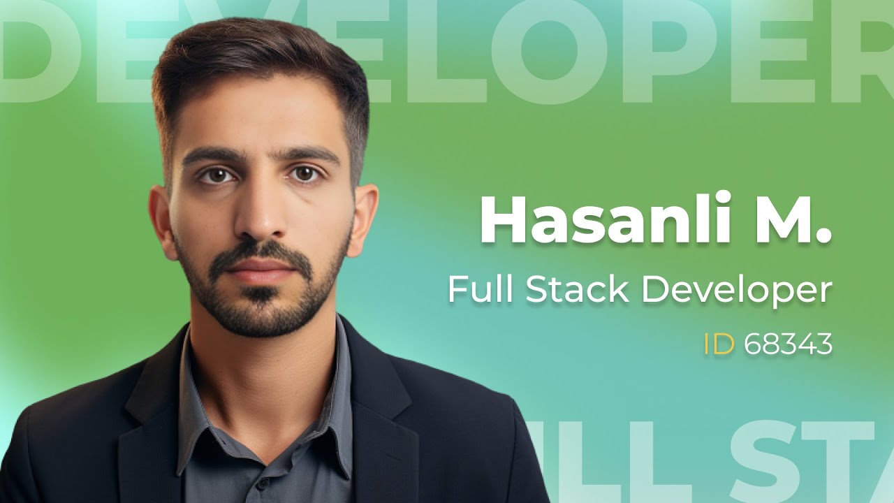 Efficient Solutions: Front and Back-End by Hasanli M., hire id 68343 ...