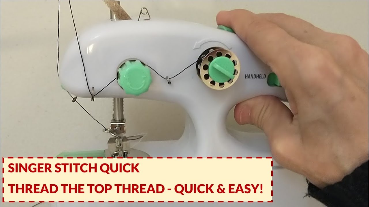 Singer Stitch Sew Quick Hand Held Sewing Machine - Tutorial and Review 