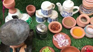 Food miniature cooking #tiny omlate#miniature food cooking