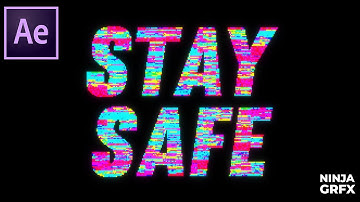 Cyberpunk Glitch Text Animation Effect | After Effects 2020