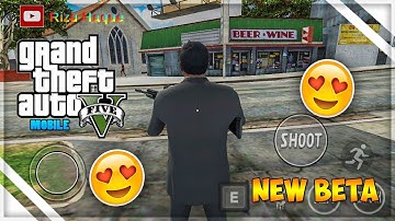 BIG NEWS 😍: NEW BETA GTA V ANDROID /  MOBILE BETA BY UNITY ANDROID GAMEPLAY (FAN MADE)
