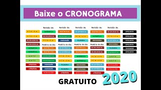 CRONOGRAMA ENEM 2020 - Como estudar para o ENEM 2020? | Mapa Mental e Resumos CRONOGRAMA ENEM 2020 - Como estudar para o ENEM 2020? | Mapa Mental e Resumos