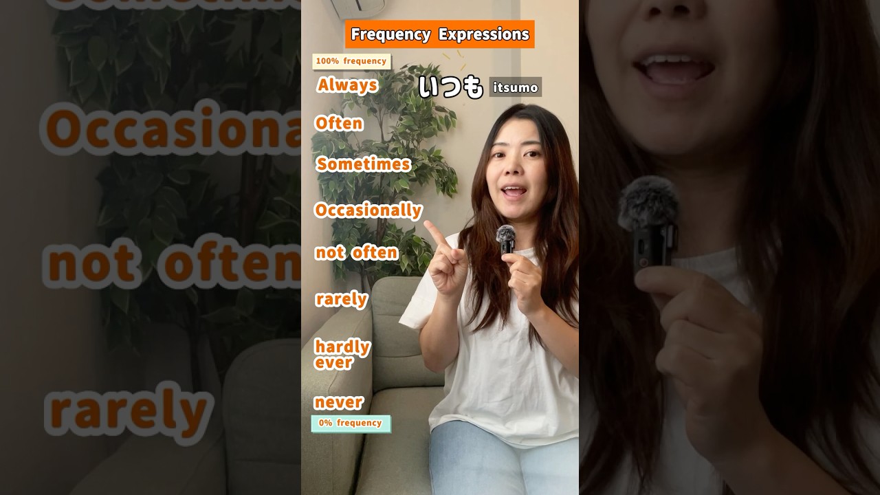 Frequency Expressions in #japanese #learnjapanese #jlpt