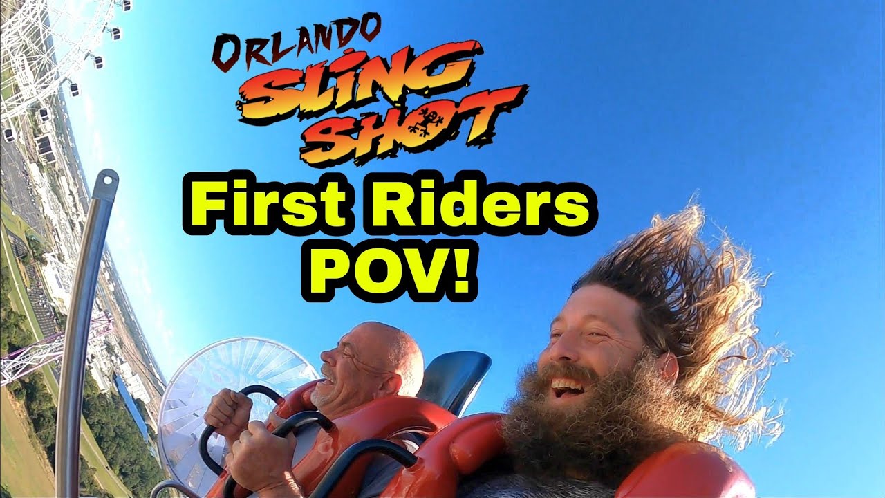 ICON Park New Orlando Slingshot First Riders POV! YouTube