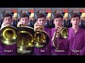 Village People - YMCA Brass Quintet Arrangement with sheet music