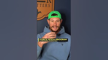 "is my dog force fetched properly?"